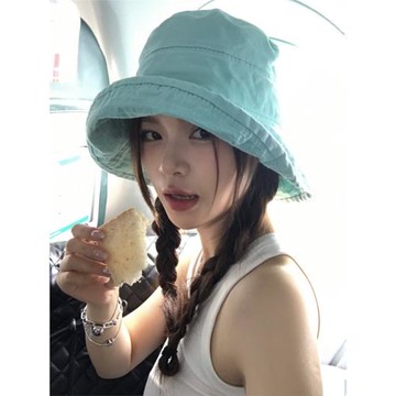 Double inin 多巴胺女孩速干薄遮陽帽夏可折疊防曬漁夫帽女防曬帽