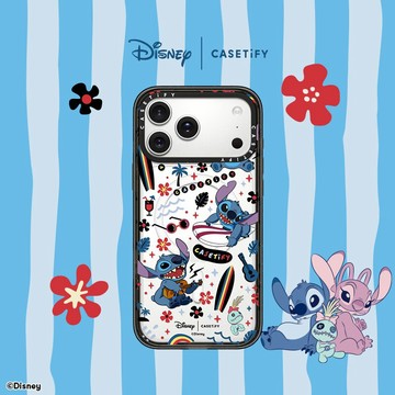 Disney 星際寶貝：史迪奇xCASETiFY 聯名系列  史迪奇衝浪 iPhone 17/16/15/Air/ Pro/Pro Max手機保護殼