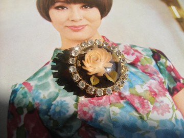 【老時光 OLD-TIME】早期二手領巾夾