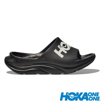 【HOKA】中性U Ora Athletic Slide恢復拖鞋『BWHT黑/白』1155154 戶外 露營 登山 健行 休閒 時尚 拖鞋