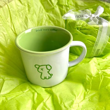 原創設計不焦慮小狗杯陶瓷馬克杯少女心牛奶咖啡水杯禮物禮盒裝