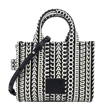 MARC JACOBS MICRO TOTE小羊皮浮雕壓印兩用托特包-黑_廠商直送