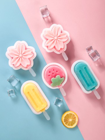 雪糕模具家用做冰棒冰棍冰淇淋冰糕的硅膠磨具自制凍冰塊兒童可愛
