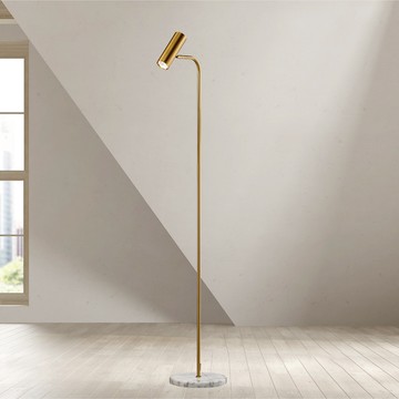 12W三色變光大理石腳踏立燈｜H08-22-8258-2