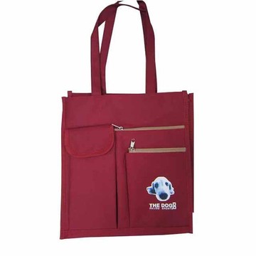 提袋大容量才藝袋可放A4資手提袋簡單袋上學書包外置教具品雨衣傘便當袋台灣製造