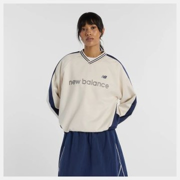 New Balance 女 緞面長袖球衣 WT61145ILIN-F