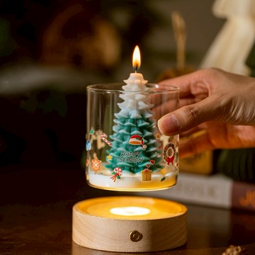 香薰聖誕蠟燭禮盒-聖誕限定(聖誕禮物/交換禮物/耶誕禮物)【LanguoTree蘭果樹】