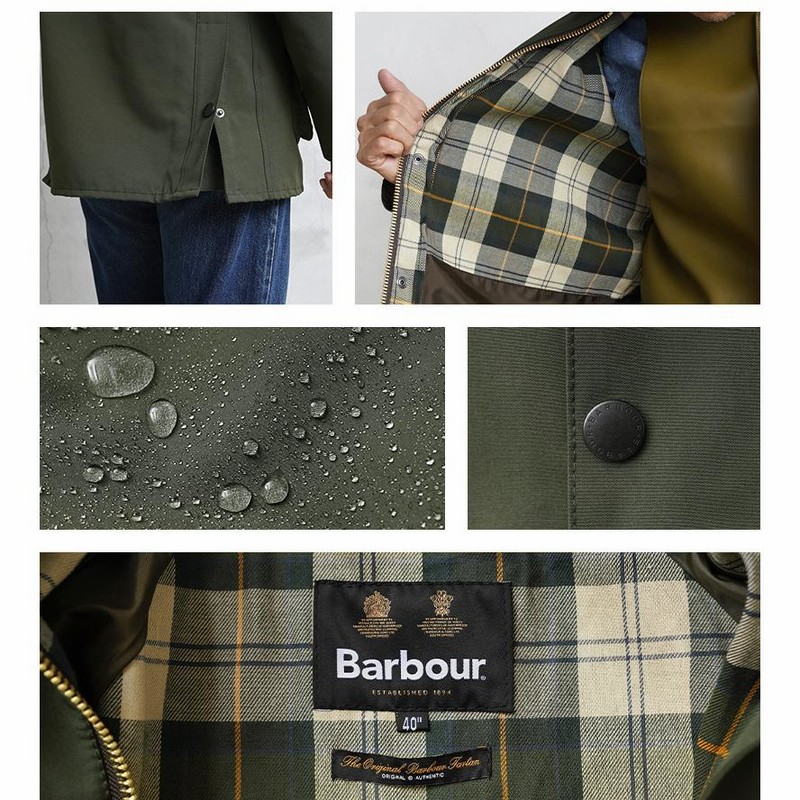 Barbour バブアー ノンオイル ビデイル SL 2レイヤー メンズ