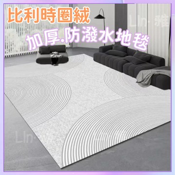 台灣出貨 客廳地毯  比利時加厚8mm圈絨 防潑水 新款日式奶油風 侘寂風 可客製化 ins風 北歐風 耐髒 地墊