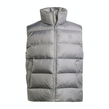 Adidas Commercial Vest IY3401 男 運動背心 立領 保暖 灰