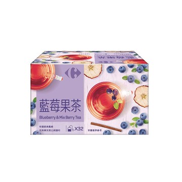 [家速配]家樂福藍莓果茶3gx32