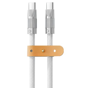 OMG PD100W Type-c-Type-c快速充電線  白色  1m  1條