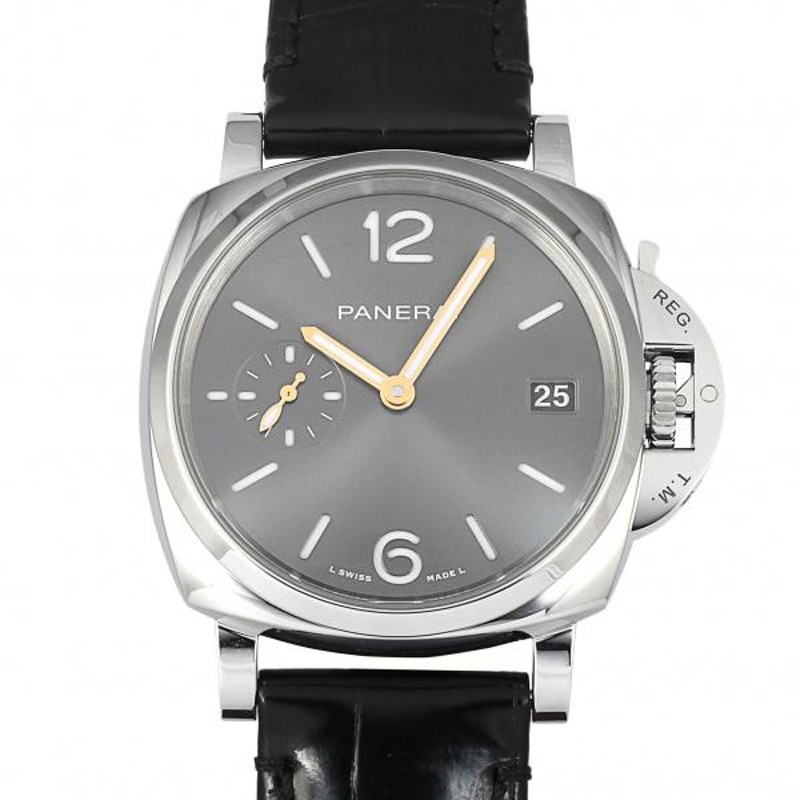 パネライ PANERAI ルミノール ドゥエ 38mm PAM01247 グレー文字盤 新品 腕時計 メンズ | LINEショッピング