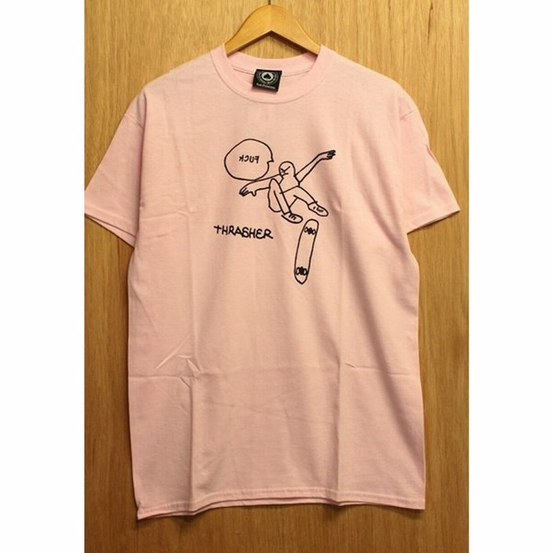 Thrasher スラッシャー ゴンズ Tシャツ Kcuf S S Tee Light Pink 通販 Lineポイント最大0 5 Get Lineショッピング