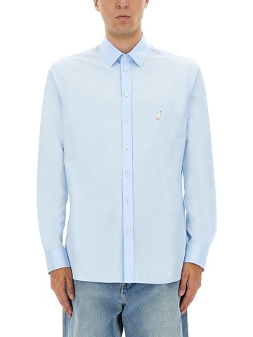 moschino cotton poplin shirt