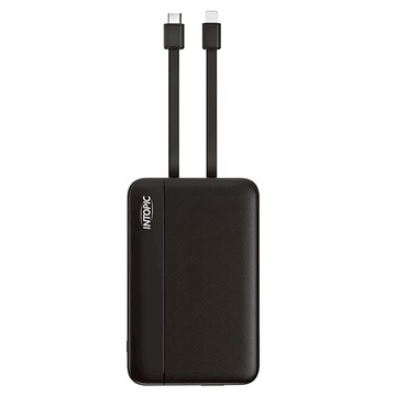 INTOPIC 廣鼎 雙線迷你快充行動電源 9800mAh 雙向快充 Type-C 輸入/輸出  PW-117  黑色