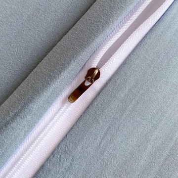 純色水洗云朵棉長枕套新款簡約風1.8m情侶親子雙人長枕用枕芯套