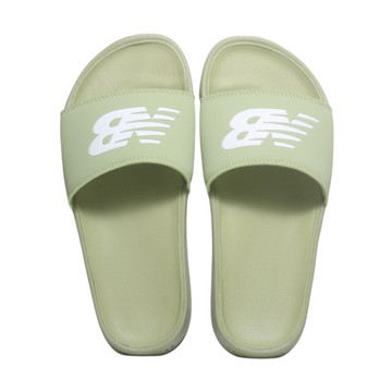 NEW BALANCE 拖鞋 NB 果綠色 美式復古 基本 運動拖鞋 女 SWF200D2