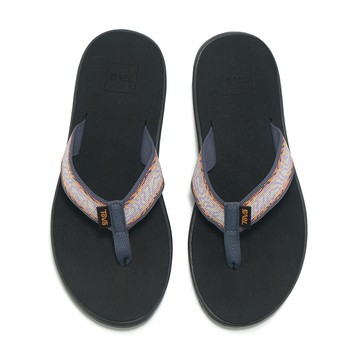 Teva 拖鞋 Voya Flip 女鞋 羽扇豆紫 再生織帶拖鞋 支撐 人字拖 夾腳拖