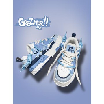 軌者GREZHER男鞋2026新款冬季情侶運動休閑潮鞋子男款增高板鞋男