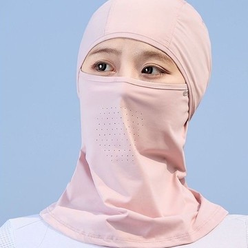 🚚臺灣出🚚騎行防曬面罩脖套女透氣吸汗全臉防護防風防紫外線純色2025新款潮