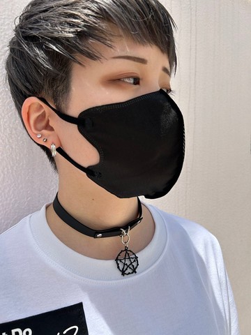 五角星項鍊/黑/銀/F size/hellcatpunks/hcp-ac-0274