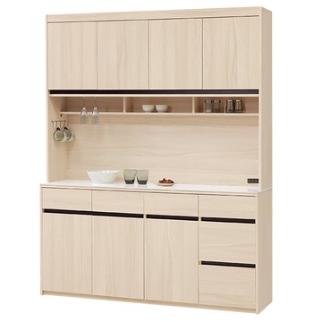 【Hampton 漢汀堡】朵尼5.3尺碗盤櫃組