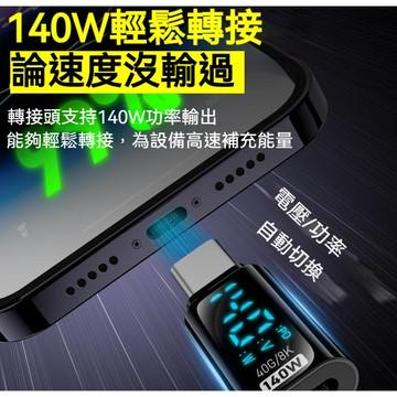 【轉接頭】熱賣全功能type-c數顯轉接頭支持otg轉接頭數字顯示轉接頭