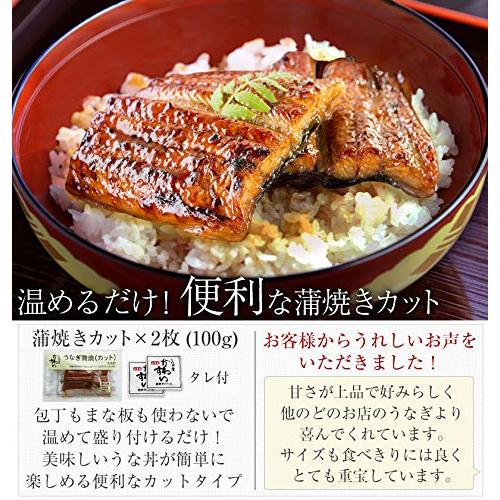 うなぎ屋かわすい 通常ギフト 特大国産 うなぎ 蒲焼き 1本 カット2枚 セット 計約270g 川口水産