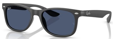 RAY BAN 兒童太陽眼鏡 防滑橡膠設計 RJ9052SF 717680 50mm 深灰框藍灰鏡片 公司貨