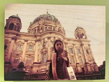 情人節 免運| 客製您的木紋相片|原木木紋相片