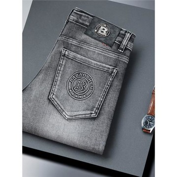 英國歐貨出口余原單秋季外貿高端男裝牛仔褲休閑新款潮流輕奢侈品