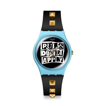 【swatch】BROKEN RULES 經典手錶/男錶/女錶/瑞士製造 SO31L101 (34mm)