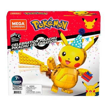 (卡司旗艦) MEGA 美高 創建寶可夢 生日皮卡丘 神奇寶貝 精靈寶可夢 POKEMON 可與樂高LEGO積木共用