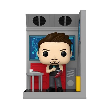 【超萌行銷】FUNKO POP 書擋 漫威 鋼鐵人 東尼 Marvel Tonys Garage FN86244