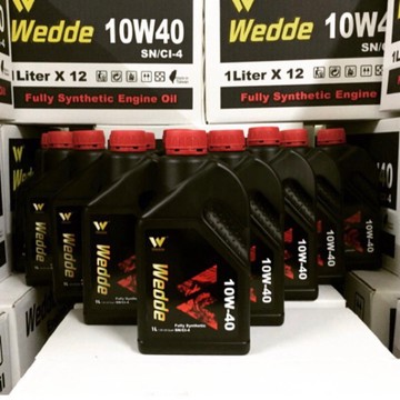 ✨WEDDE 紅蓋 10w40 全合成機油 1L 機車 汽車 柴油車 四行程 ALTIS Yaris CRV 勁戰