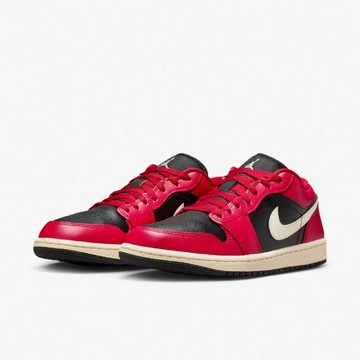 S.G NIKE Wmns Air Jordan 1 Low DC0774-605 女鞋 紅黑 AJ1 低筒 復古休閒鞋