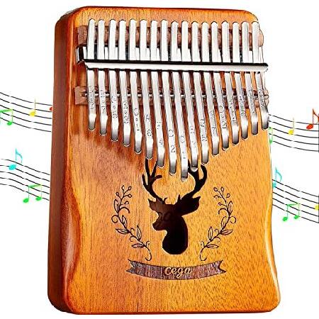 TFANUO Kalimba Thumb Piano 17 Keys,Portable Mbira Finger Piano,Easy to Learn Musical Instruments Birthday Gifts for Kids and Adults Beginners