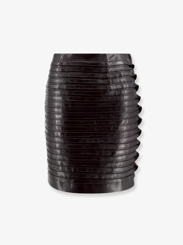 Leather skirt - VERSACE - gender_Woman