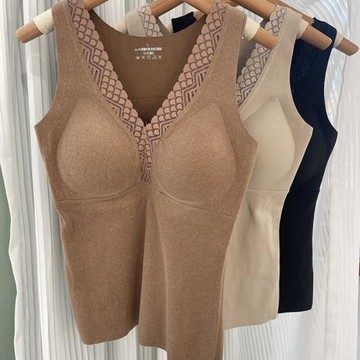 德絨磨毛石墨烯蓄熱打底保暖蕾絲