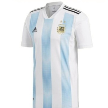 adidas Argentina 2018 Authentic Home T-Shirt 'White Blue'