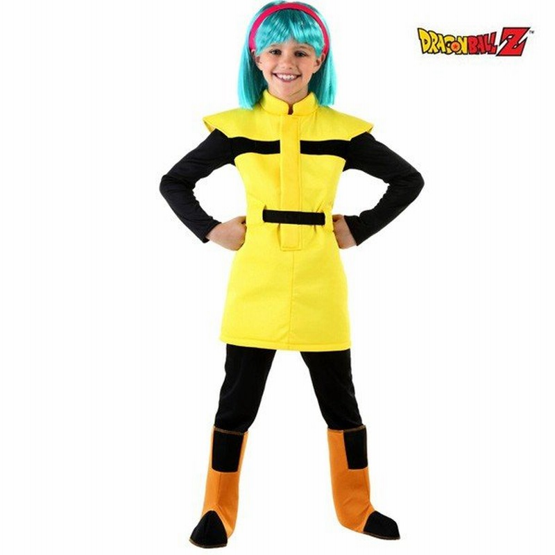 ドラゴンボール ブルマ コスプレ コスチューム 子供 女の子用 衣装 ウィッグ セット ジャンプ 漫画 アニメ キャラクター 仮装 通販 Lineポイント最大get Lineショッピング