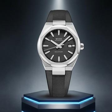 MIDO 美度錶 Multifort 8 One Crown 機械腕錶 男錶 手錶-40mm 黑 M0555071705100