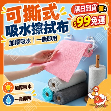 【99元免運】加厚吸水一撕即用 清洗後可重複使用 可撕式吸水擦拭布 廚房抹布 清潔布 吸水布 擦拭布 懶人抹布 洗碗布