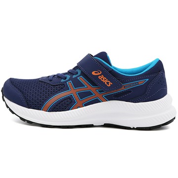 ASICS 亞瑟士 CONTEND 8PS 魔鬼氈 慢跑鞋 中童 紫 R9063 (1014A258-405)