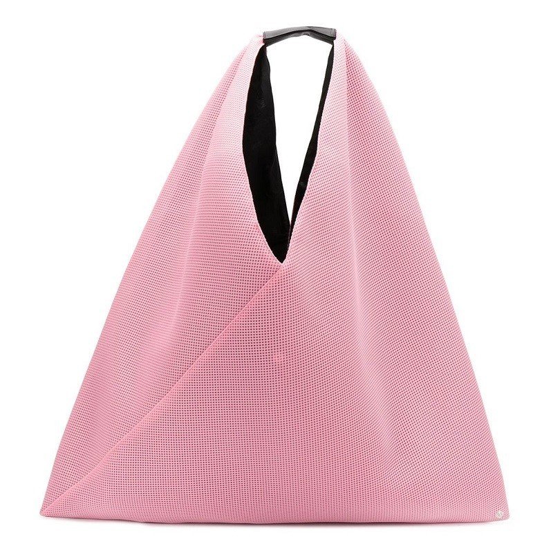 Mm6 メッシュジャパニーズトライアングルトートバッグ ミディアムサイズ ピンク 通販 Lineポイント最大0 5 Get Lineショッピング