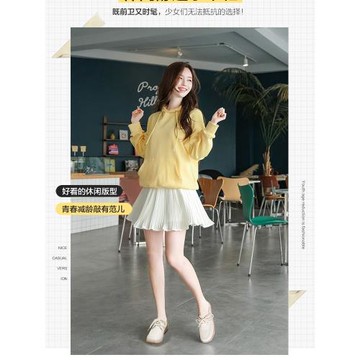 2024春季系帶女厚底小皮鞋女軟底真皮樂福鞋休閑鞋平底單鞋媽媽鞋