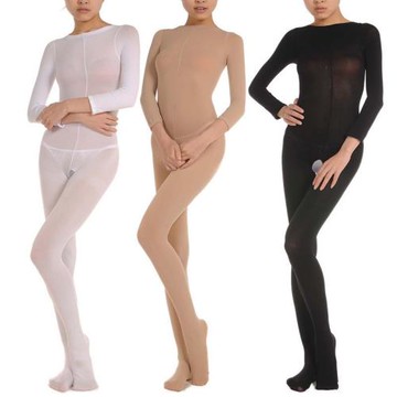 大碼天鵝絨超薄性感連身襪變裝偽娘連體衣女裝大佬用品cos絲襪男