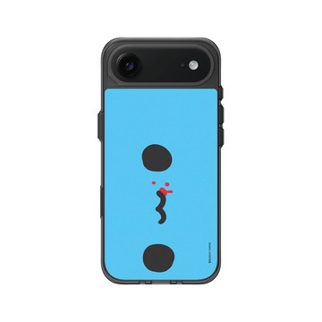 iPhone Air Clear (相機按鈕) 酷墨灰 - 貓貓蟲咖波 Bugcat Capoo - 經典大臉咖波