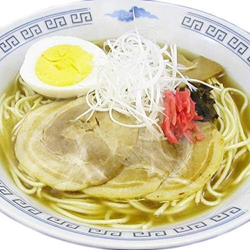 あごだし豚骨ラーメン５食 スープ付き 半なま 長崎名物 ご当地ラーメン 白雪食品